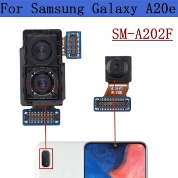 Оригинальная Задняя Камера Для Samsung Galaxy A20e A202F A202K Front Selfie Маленький Фронтальный Задний Модуль Основной Камеры Flex Spare