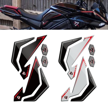 Для Suzuki Katana 1000 2018 2019 2020 2021 2022 2023 Защита бака мотоцикла от краски на коленях Гелевая защитная наклейка