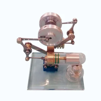 DIY Мини-баланс Модель двигателя Стирлинга Двигатель внешнего сгорания Научный эксперимент Игрушка Подарки для мальчиков