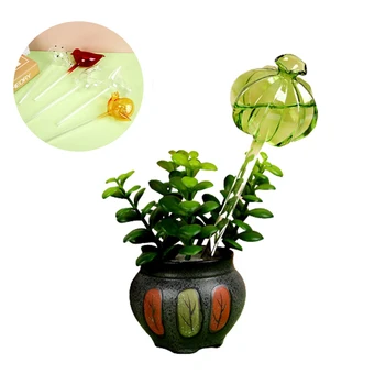 9 Видов Стеклянных растений Поилка для цветов Автоматические устройства для самополива Птица Звезда Гриб Улитка Цветочный дизайн Поилка для растений
