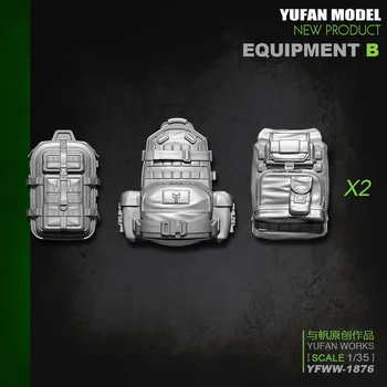 Модель YuFan 1/35 аксессуары для солдат, снаряжение, модель рюкзака из смолы, аксессуары для рюкзаков, самосборка YFWW-1876